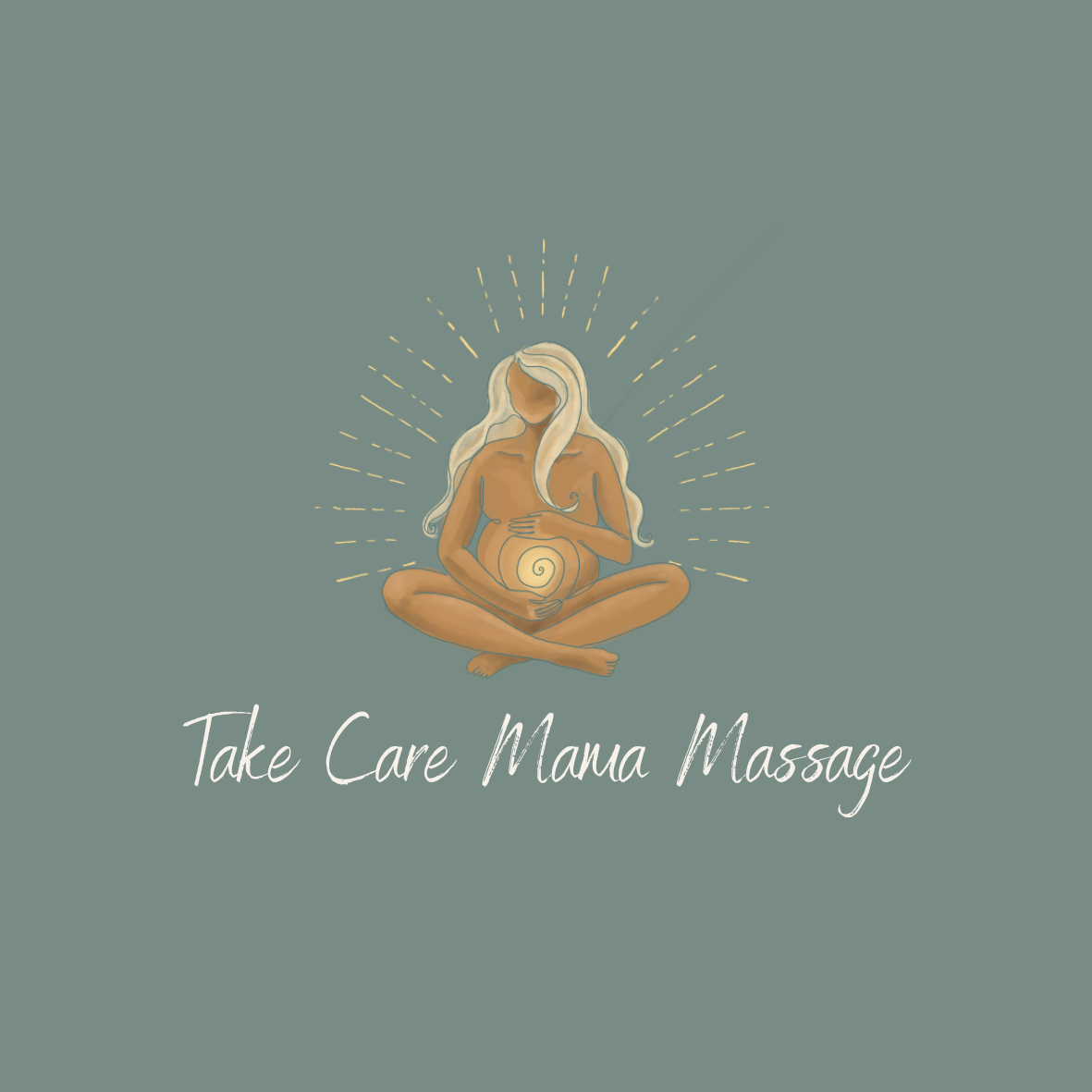 Take Care Mama Massage website screenshot